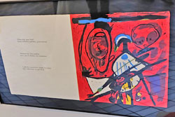 Siebdruck von Zumeta  anläßlich der zweiten Ausstellungseröffnung in der Galerie Cerny + Partner.