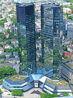 Hauptverwaltung Deutsche Bank - Zwillingstürme. Foto: Diether v. Goddenthow © massow-picture