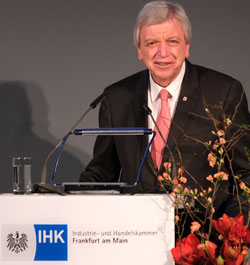 Ministerpräsident Volker Bouffier.©  Foto: Diether  v Goddenthow