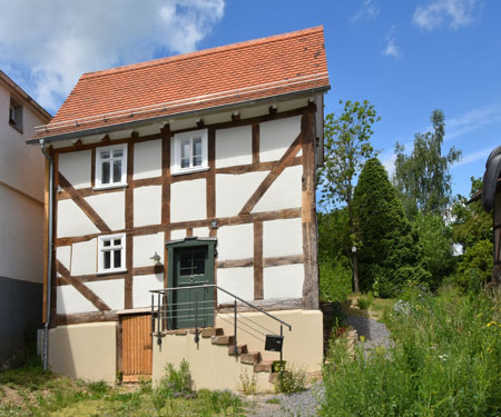 Tagelöhnerhaus Marburg 1.Preis in der Kategorie Privates Bauen, 7500 €, Bronzeplakette und Urkunde © Foto Christine Krienke