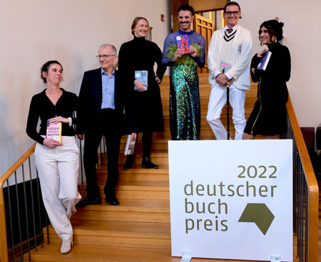 Die nominierten Autoren der Shortlist. © Foto: Diether von Goddenthow