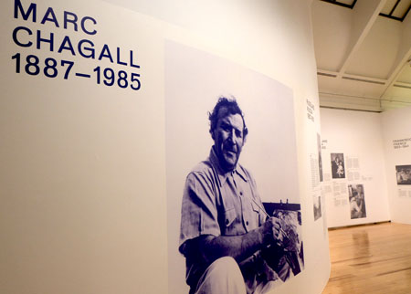 Chagall. Welt in Aufruhr, Ausstellungsansicht, © Schirn Kunsthalle Frankfurt 2022 © Foto: Diether von Goddenthow 