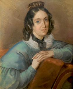 Ottilie von Pogwisch, später von Goethe (1796 - 1872), porträtiert 1813 vom Maler Franz Heinrich Müller (1793 - 1866), © Foto Diether von Goddenthow