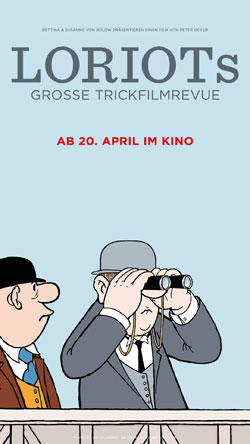 Plakat zu  LORIOTS GROSSE TRICKFILMREVUE (DE 2023. R: Peter Geyer, Loriot)