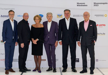 Dr. Andreas Henning,  Dr. Oliver Kornhoff, Sonja Ernst, Reinhard Ernst, Stephan Ziegler, Dr. Gerd Eckelmann. Foto: Josh Schlasius