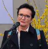 Umweltdezernentin Rosemarie Heilig. Es sei ihre letzte Eröffnung der Frühlingsschau. © Foto Diether von Goddenthow 